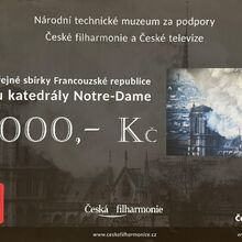 Národní technické muzeum a Česká filharmonie napomohly při získávání finančních prostředků na obnovu katedrály Notre-Dame v Paříži 