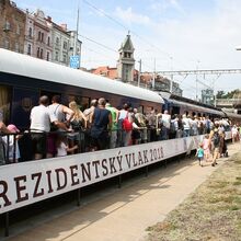 20. - 22.9 - 2018 - "Prezidentský vlak" míří na Národní den železnice do Českých Budějovic